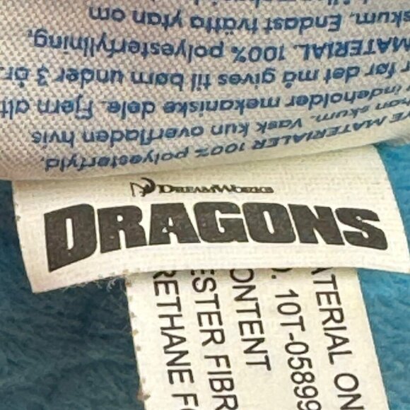 Build-A-Bear Stormfly Dragon Plush Retired How To Train Your Dragon Blue/Yellow - Picture 10 of 11